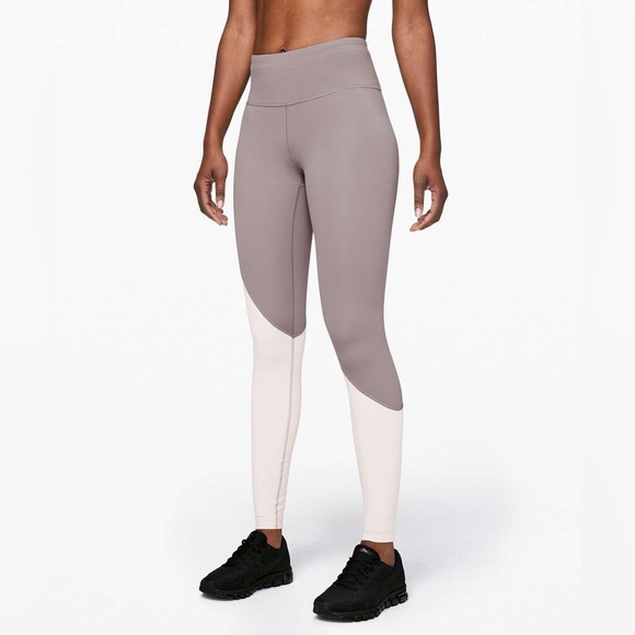 Lululemon Speed Wunder Tight *Asym - Half Moon / Light Chrome - Size 6 - Picture 1 of 4